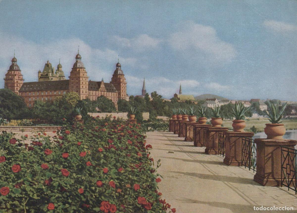 Postais: Germany Aschaffenburg Schloss Johannisburg and Pompejanum View *YBA011