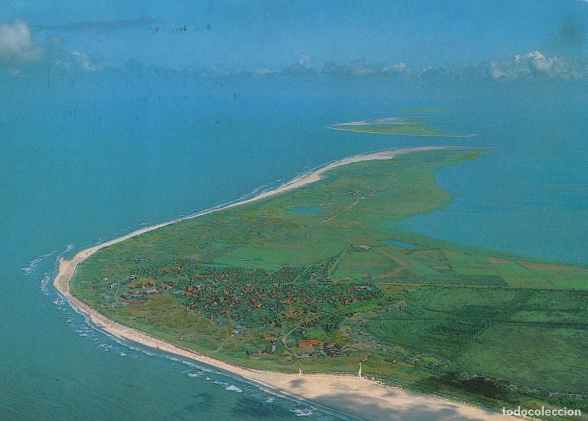 Cartes Postales: Germany Langeoog Island North Sea Resort Aerial View *YBA018