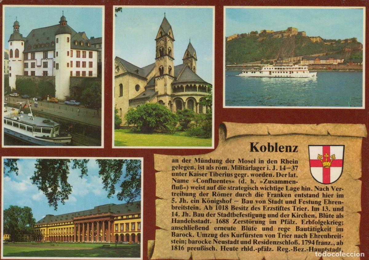 Cartes Postales: Germany Koblenz Multi View Alte Burg St Kastor Ehrenbreitstein *YBA031