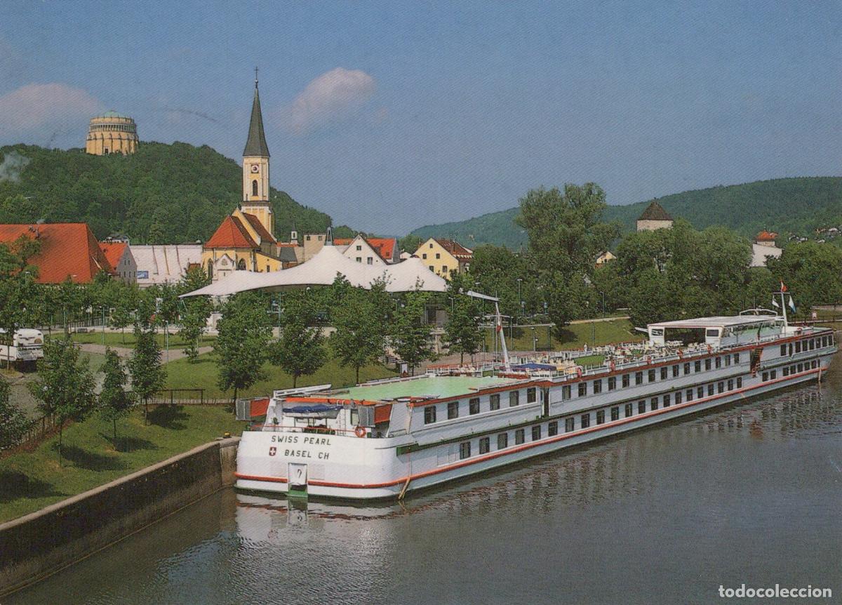 Cartes Postales: Germany Kelheim Swiss Pearl Cruise Ship On Danube River Befreiungshalle *YBA045