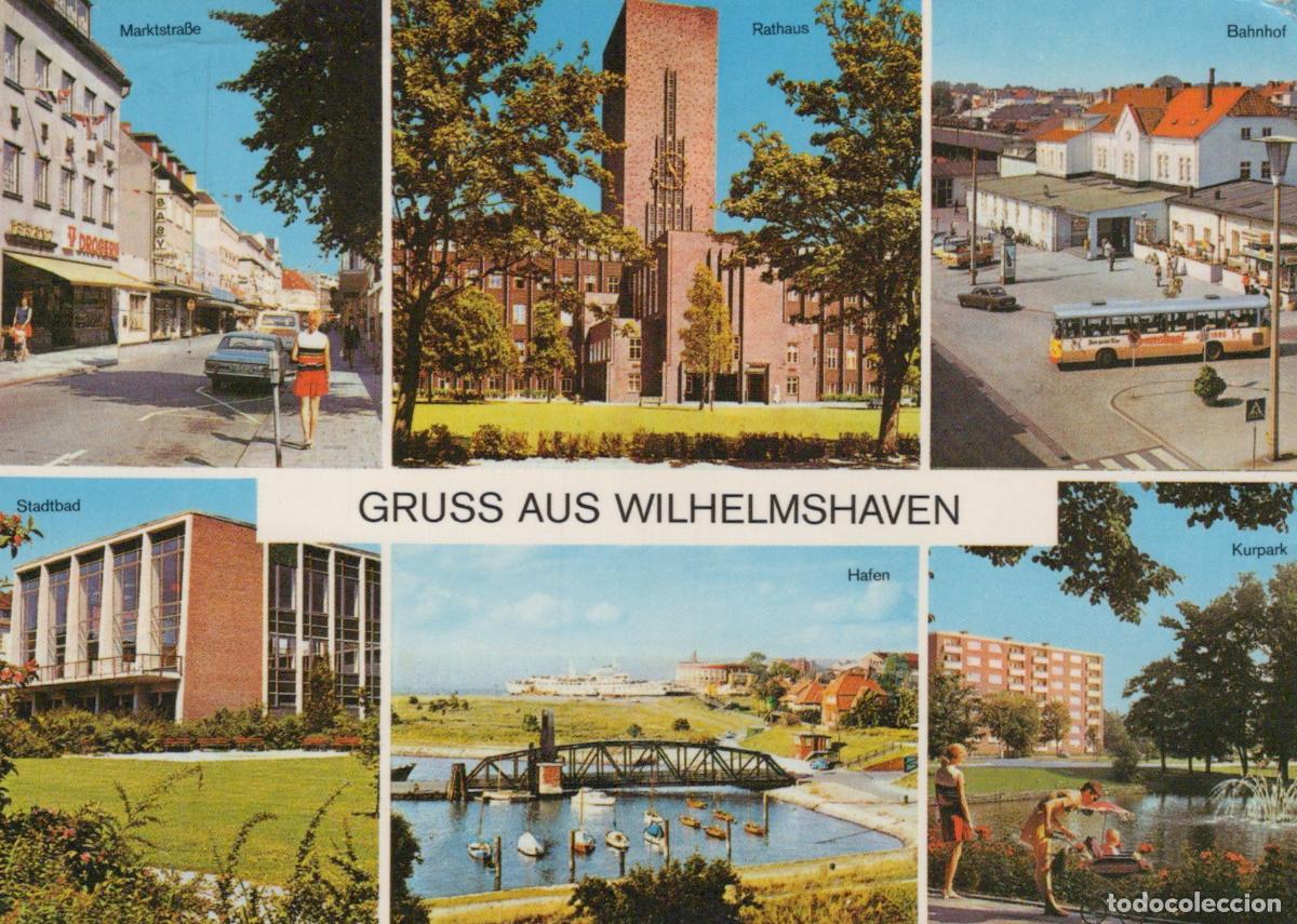 Cartes Postales: Germany Wilhelmshaven Multi View With Rathaus Hafen Stadtbad *YBA147