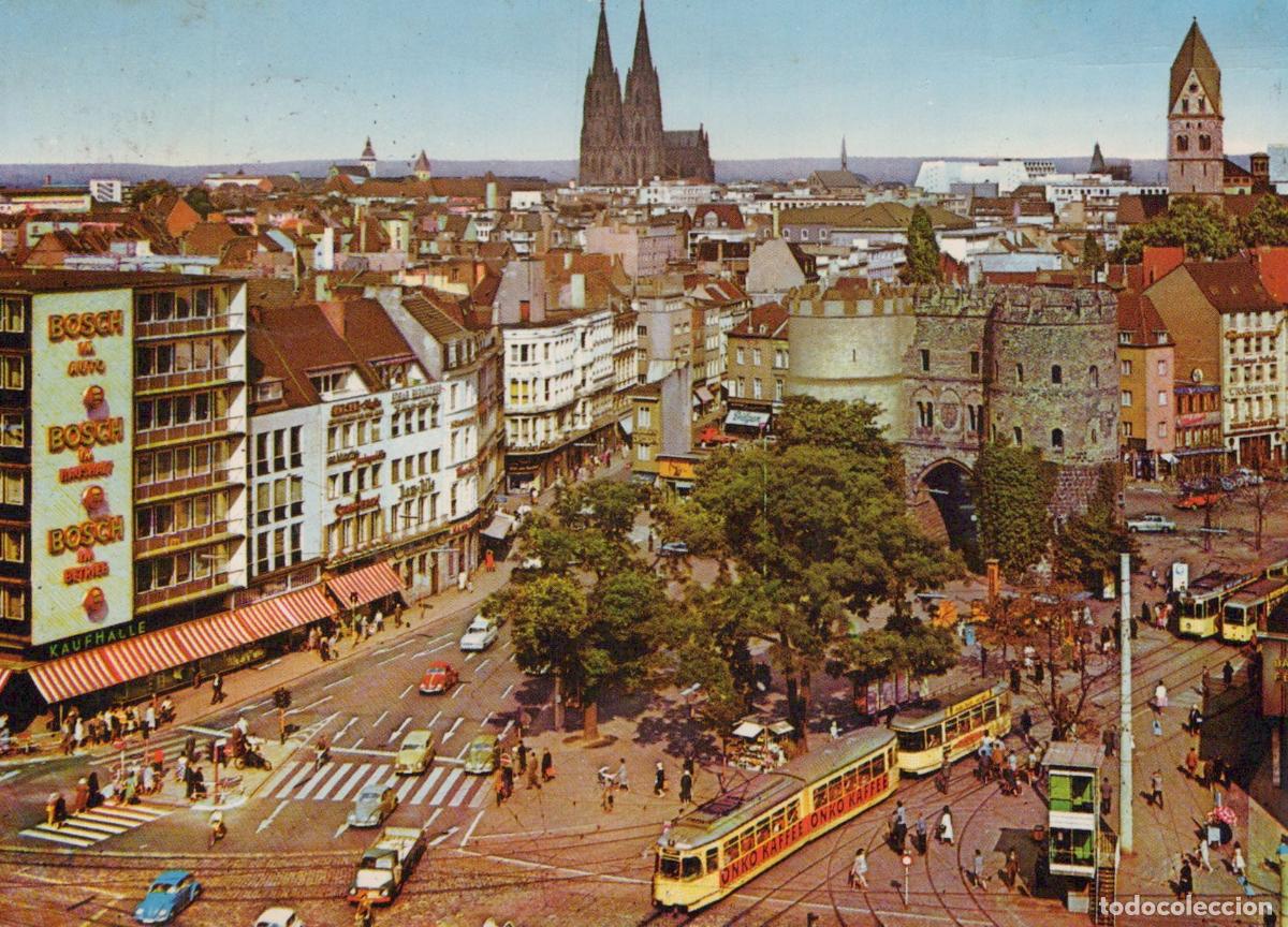 Cartes Postales: Germany Koeln Cologne Hahnentor am Rudolfplatz Cityscape With Cathedral *YBA026