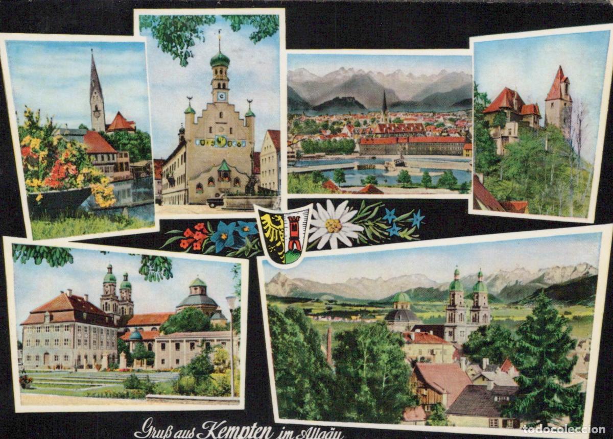 Cartes Postales: Germany Kempten IM Allg&auml;u Multi View With Buildings and Mountains *YBA039