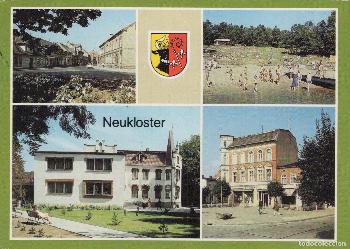 Postcards: Germany Neukloster Multi View With Town Scenes and Lake Beach *YBA109