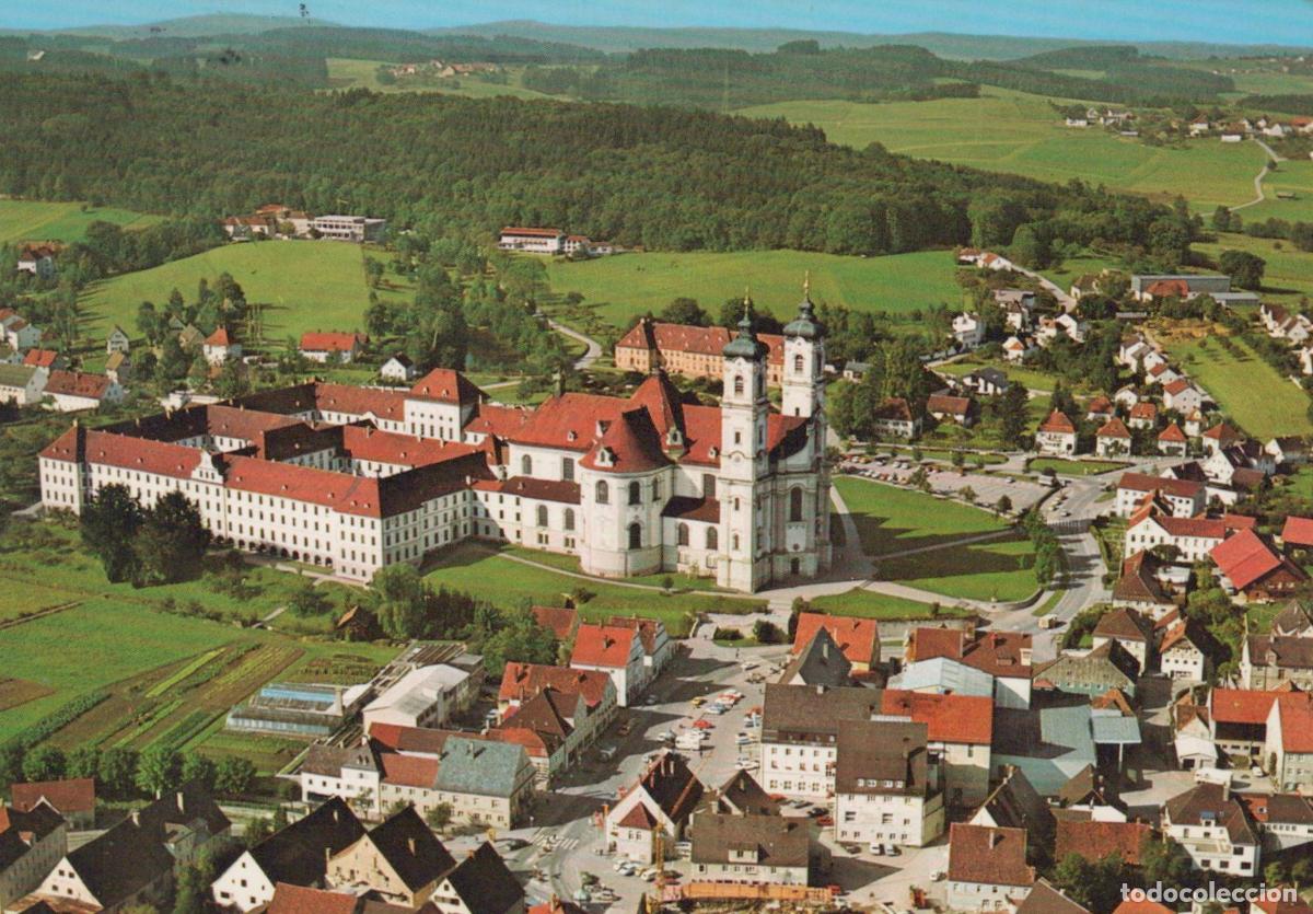 Postcards: Germany Ottobeuren Basilica and Town Aerial View *YBA171