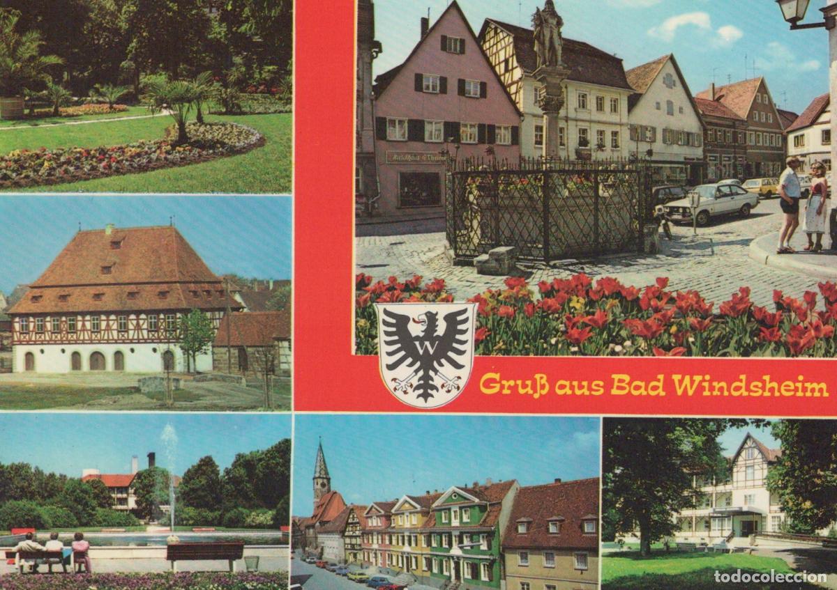 Postcards: Germany Bad Windsheim Multi View Architecture Landscape Fountain Park *YBA162