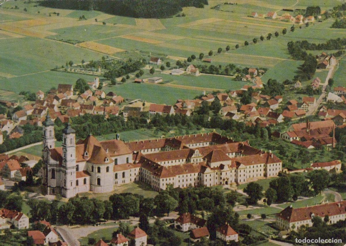 Postais: Germany Ottobeuren Benedictine Abbey Aerial View *YBA172