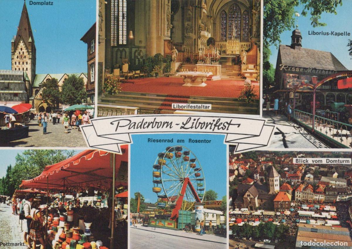Postais: Germany Paderborn Liborifest Domplatz Liborius Kapelle Riesenrad am *YBA177