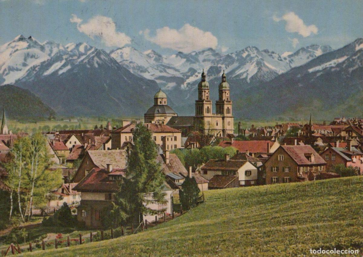Postais: Germany Kempten In Allg&auml;u With Allg&auml;uer Hochgebirgskette Cityscape *YBA040