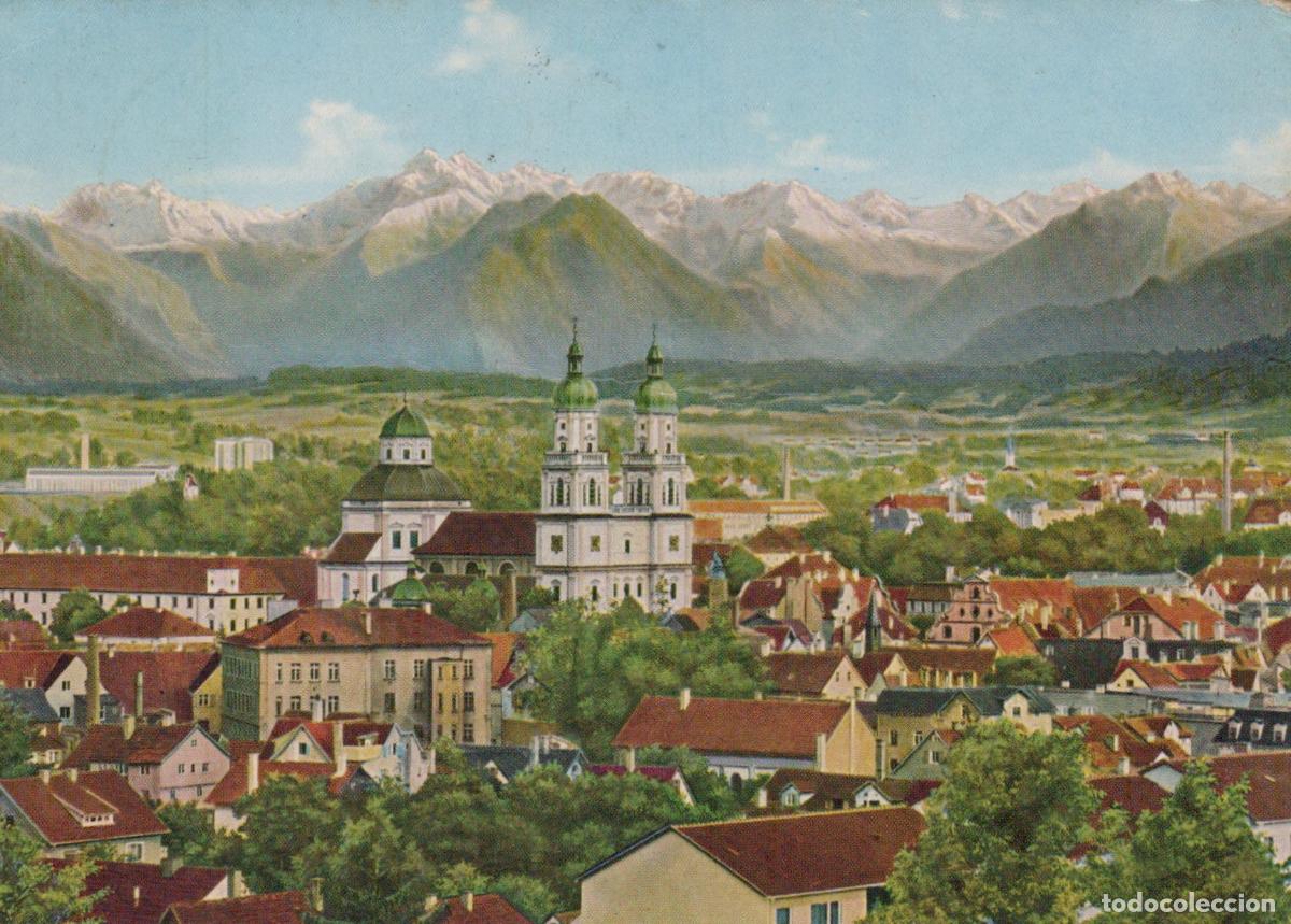Postales: Austria Innsbruck Cityscape With Mountains and St James Cathedral *YBA042