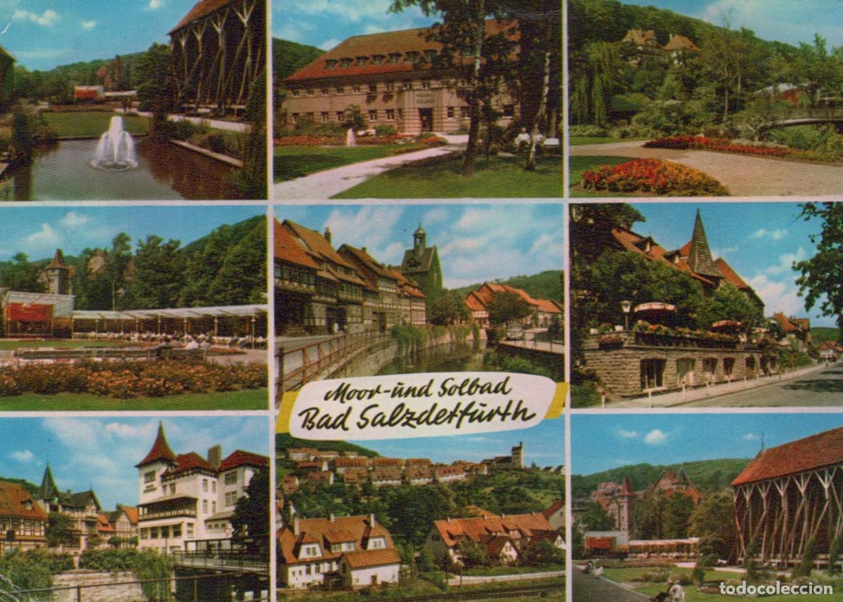 Postais: Germany Aken Bad Salzelmen Multi View Moor und Solbad 1961 *YBA063