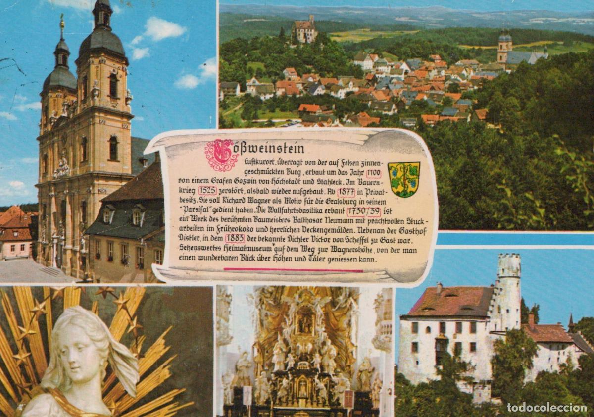 Postcards: Germany O&szlig;weinstein Castle and Basilica With Detailed Description *YBA046