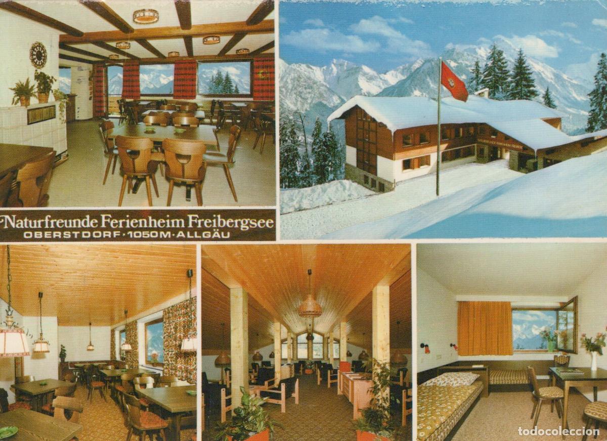 Postcards: Germany Oberstdorf Naturfreunde Ferienheim Freibergsee Allg&auml;u Winter *YBA189