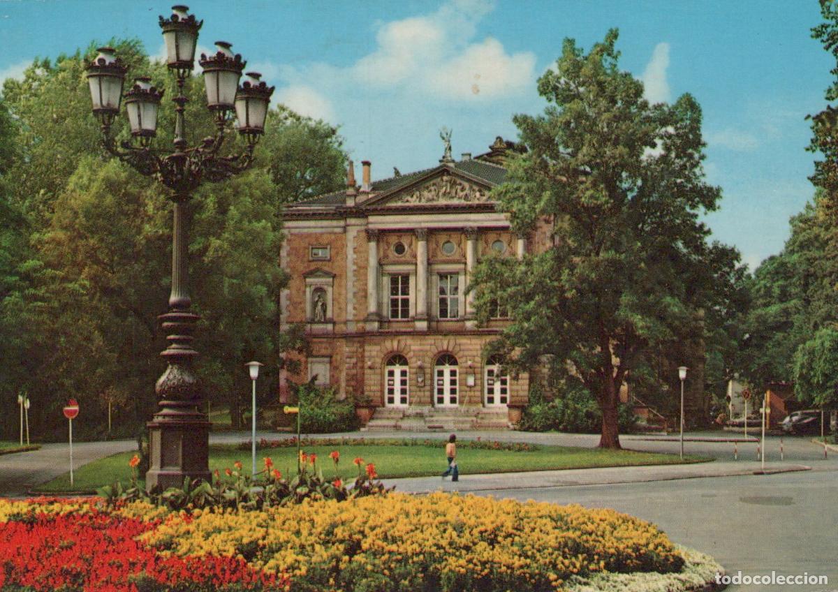 Postcards: Germany Alfeld G&ouml;ttingen Altes Rathaus Historic Architecture Flowerbed *YBA050