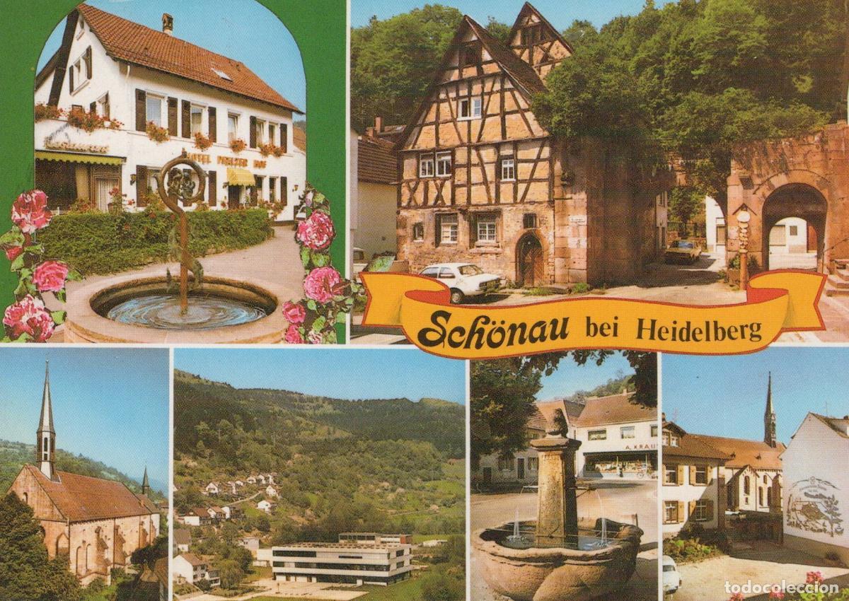 Cartoline: Germany Heidelberg Sch&ouml;nau Bei Multi View With Architecture *YBA207