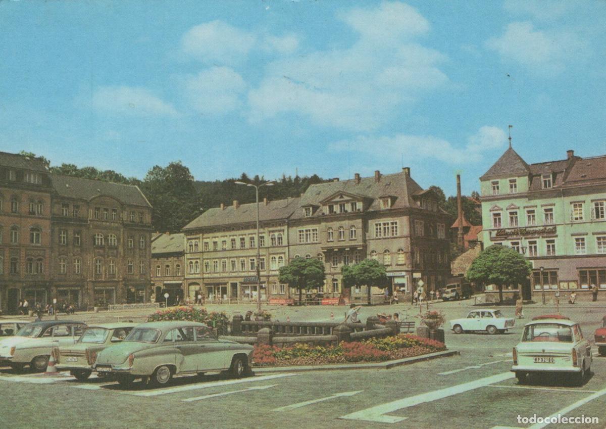 Postcards: Germany Vogtland Reichenbach Vogtl Markt Square With Fountain and *YBA209