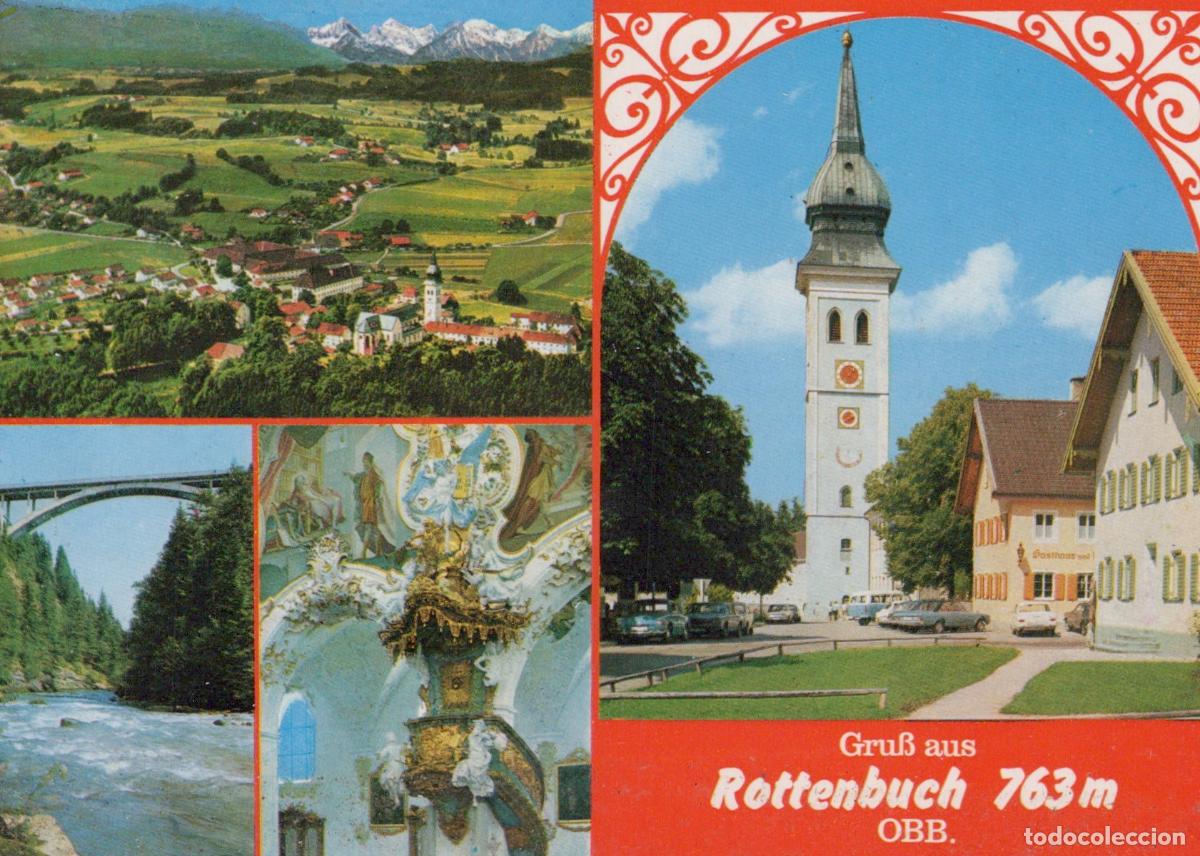 Postcards: Germany Rottenbuch Church Bridge and Landscape Views *YBA054