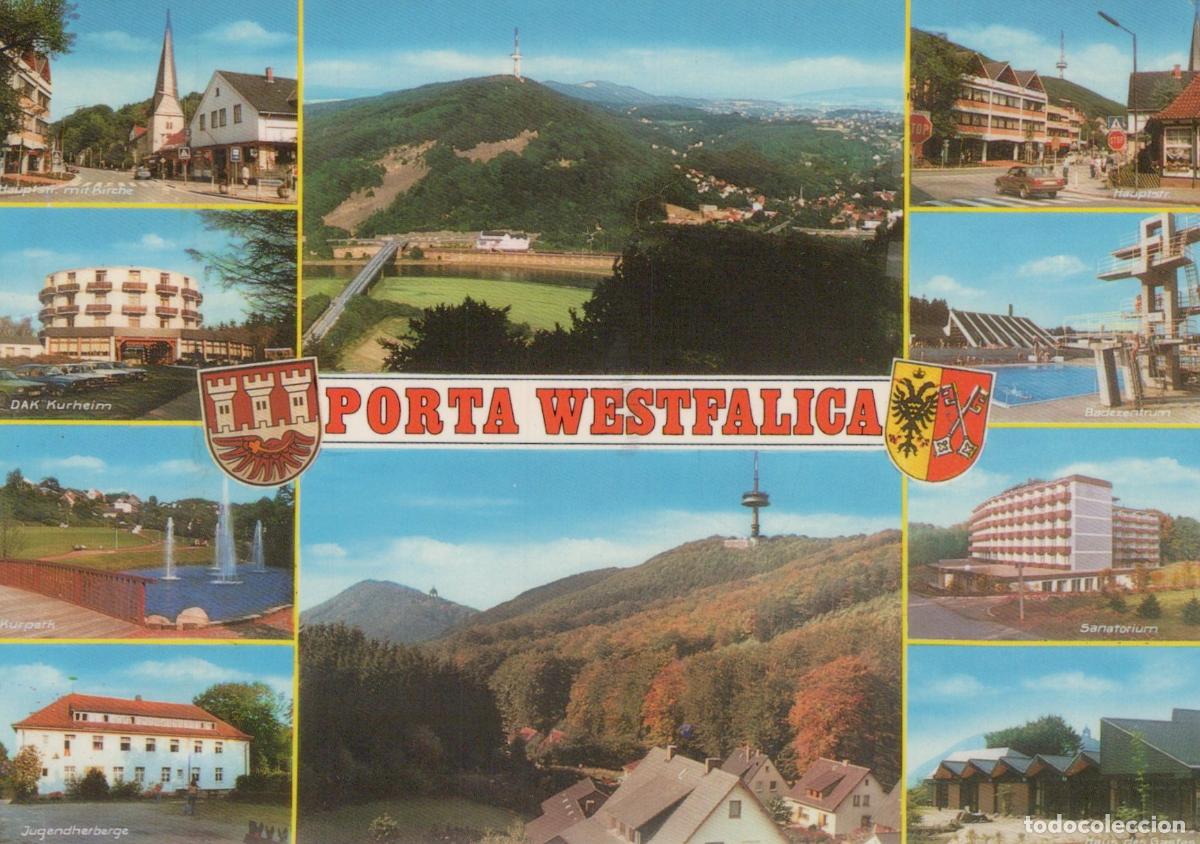 Postcards: Germany Porta Westfalica Multi View With Various Landmarks *YBA056