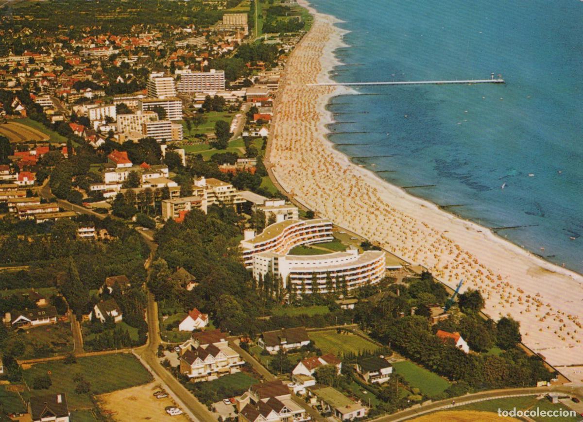 Cartoline: Germany Ahrensburg Gr&ouml;mitz Aerial View Beach Promenade Baltic Sea Resort *YBA058