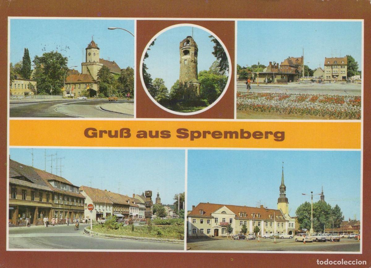 Cartoline: Germany Spremberg Multi View With Buildings and Street Scenes *YBA217