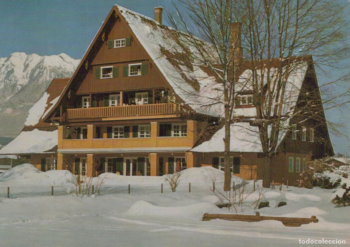 Cartoline: Germany Oberstdorf Hohes Licht Mother and Child Home in Winter *YBA196