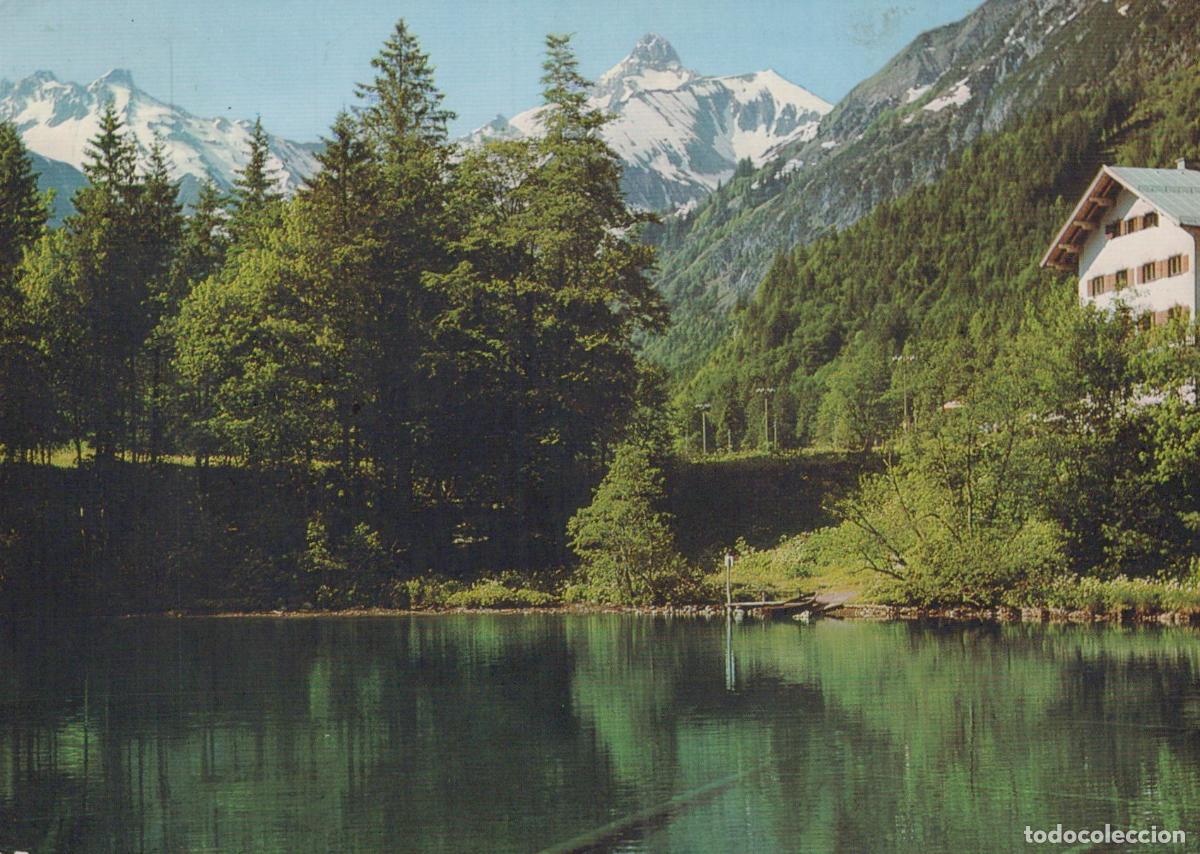 Cartes Postales: Germany Fischen IM Allg&auml;u Mountain Lake With Alpine Peaks and Lakeside *YBA198