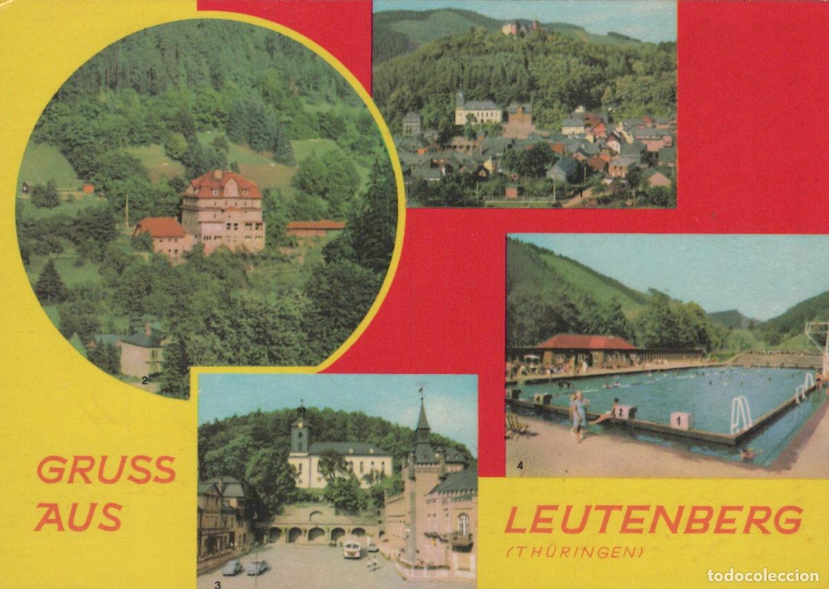 Cartes Postales: Germany Leutenberg Multi View Town Landscape Swimming Pool *YBA263