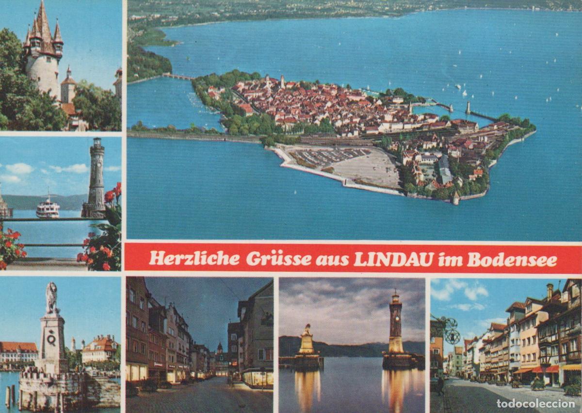 Cartes Postales: Germany Lindau A Bodensee Lindau IM Bodensee Multi View Lake Constance *YBA074