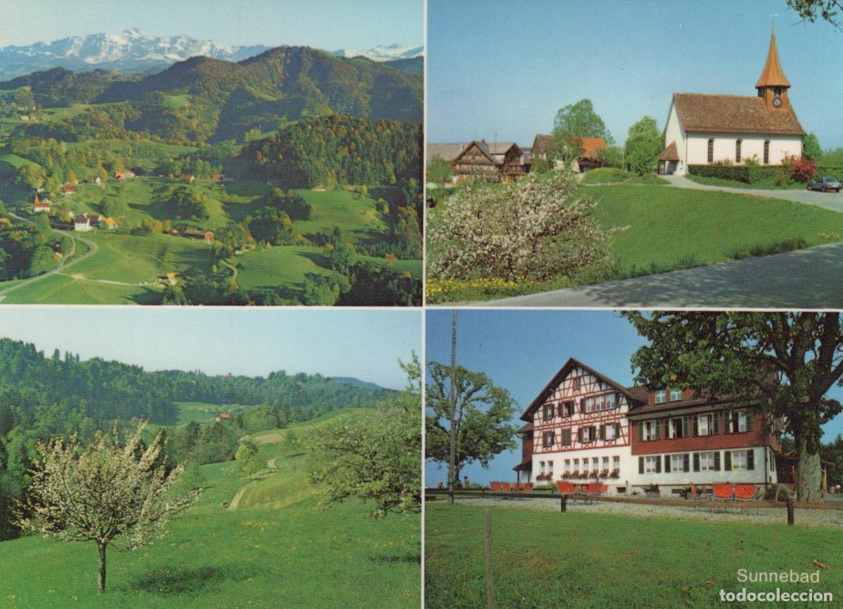 Cartes Postales: Switzerland Sternenberg Rural Landscape Church and Sunnebad Restaurant *YBA208