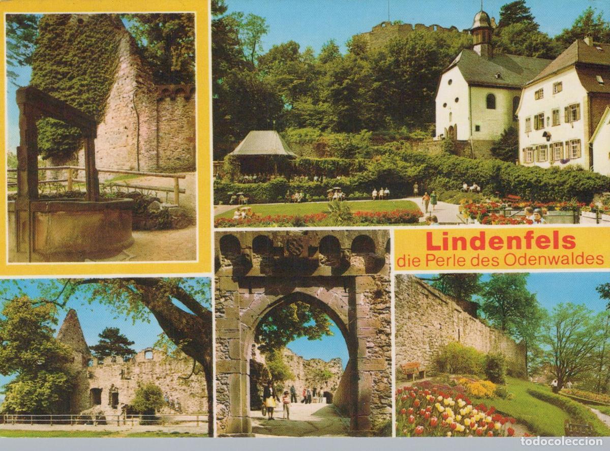 Cartes Postales: Germany Odenwald Lindenfels the Pearl of the Castle Well and Gardens *YBA076