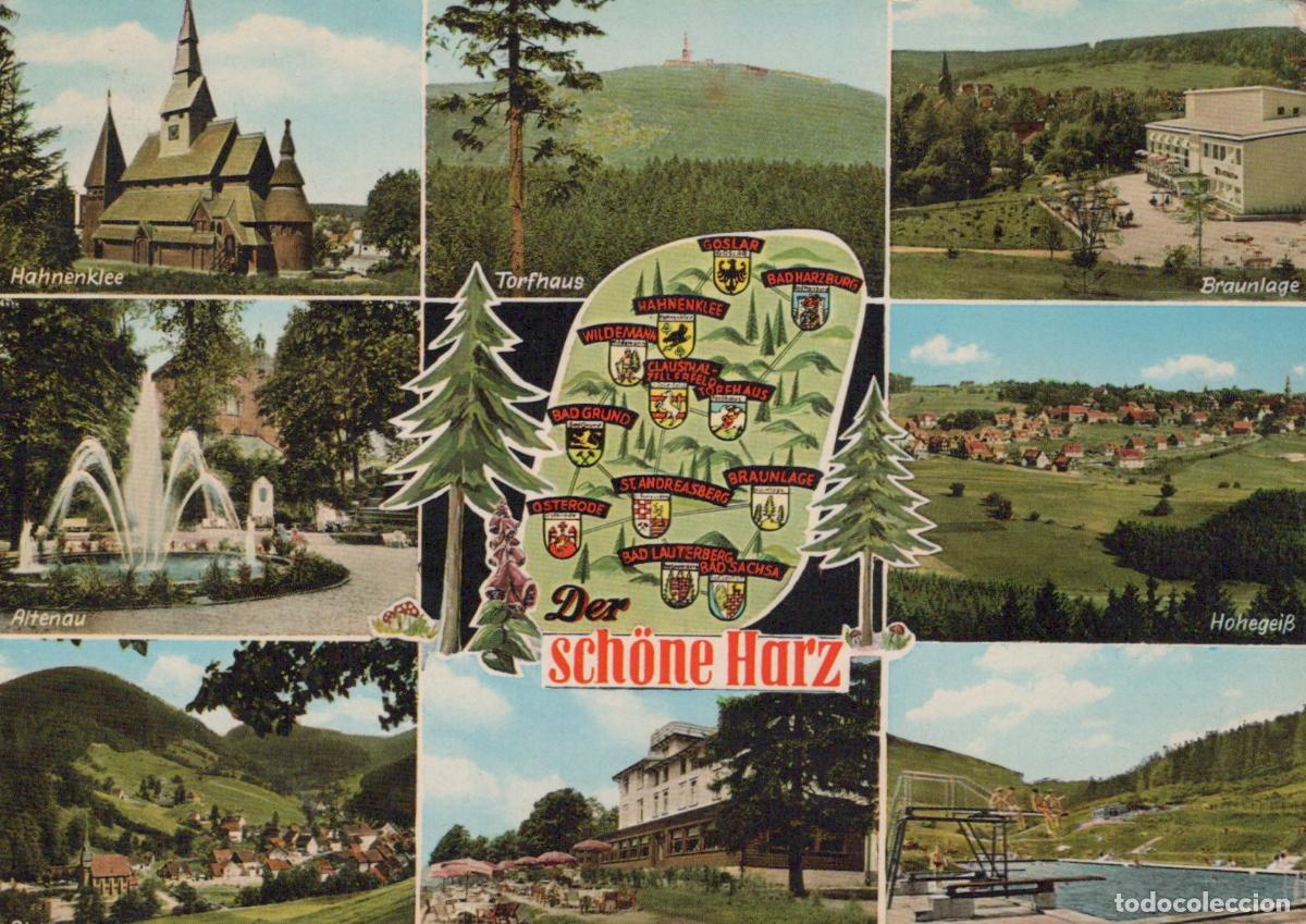 Cartes Postales: Germany Harz Mountains Multi View Hahnenklee Altenau Braunlage Hohegei&szlig; *YBA231