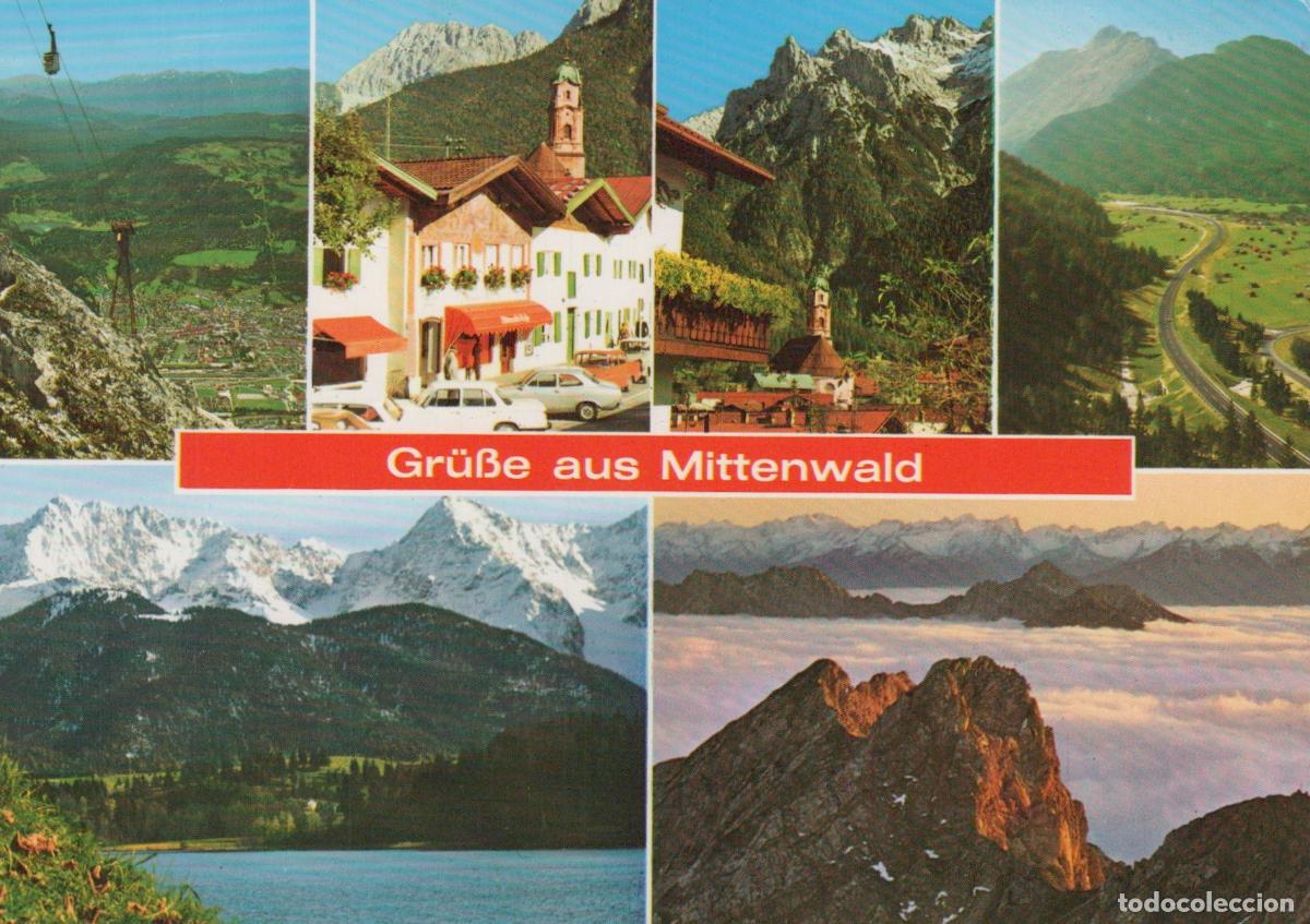 Cartes Postales: Germany Mittenwald Scenic Mountain Views and Village Architecture *YBA089