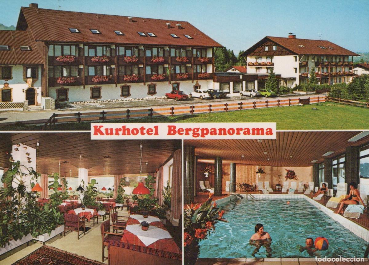 Cartes Postales: Germany Nesselwang Kurhotel Bergpanorama Exterior Restaurant Pool *YBA294