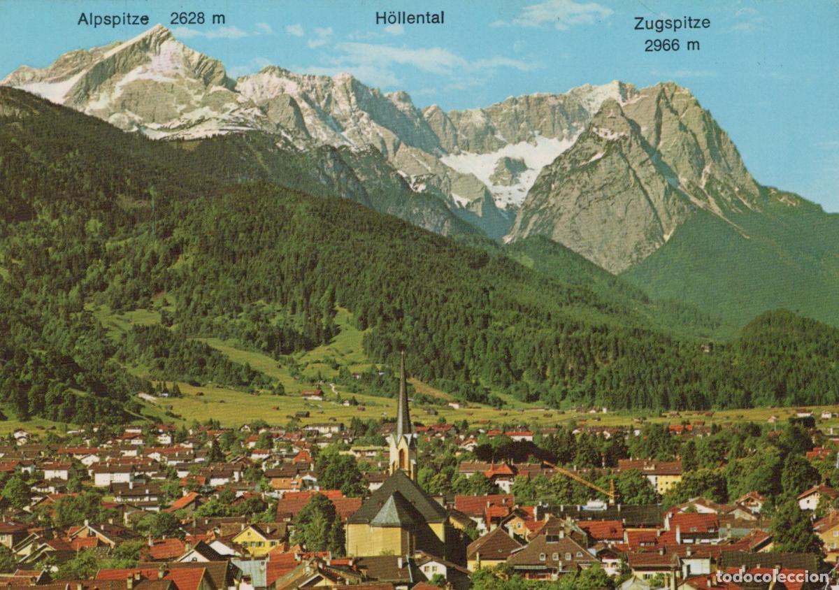 Cartes Postales: Germany Garmisch Partenkirchen With Alpspitze and Zugspitze Mountains *YBA093