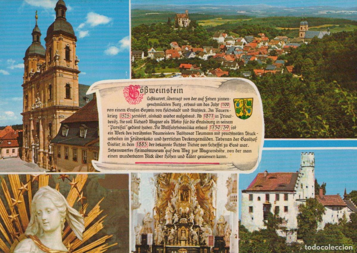 Postkarten: Germany Goessweinstein Castle Basilica Multi View *YBA095