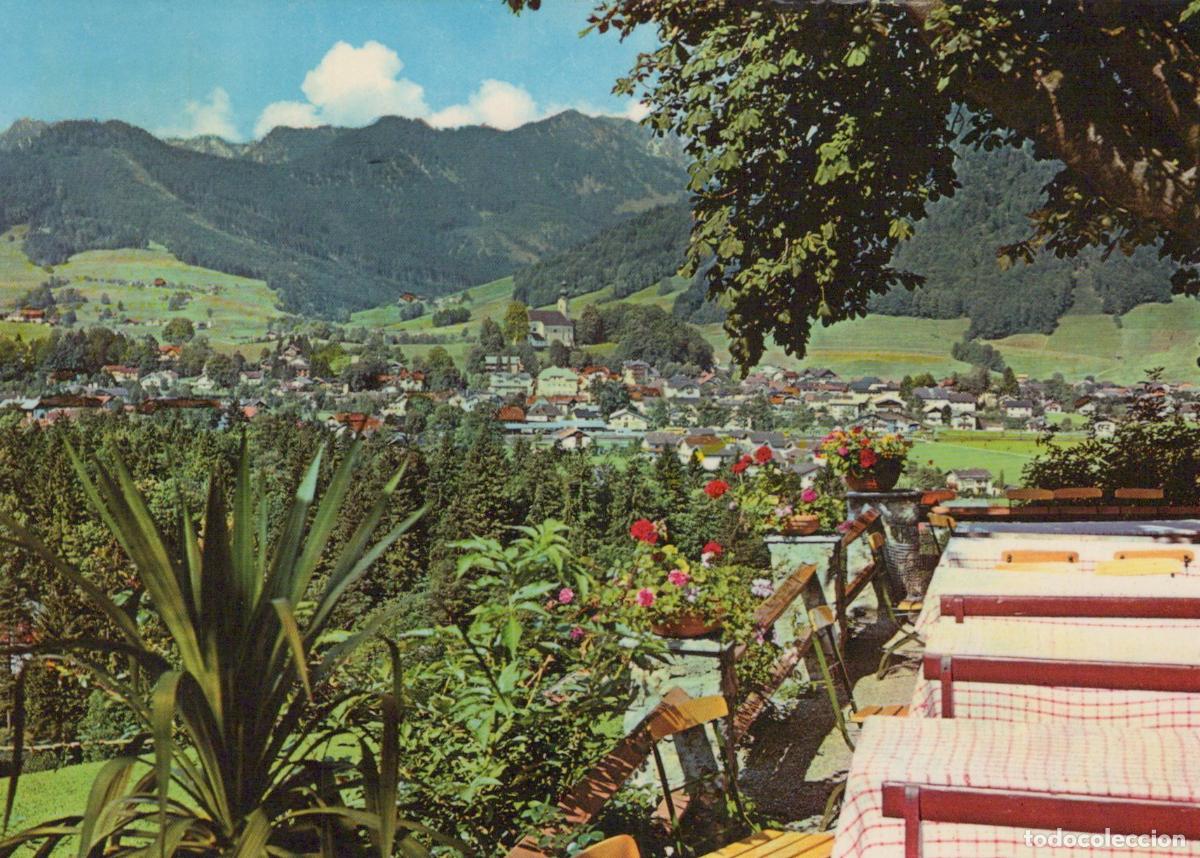 Cartes Postales: Germany Ruhpolding Mountain Village View From Outdoor Restaurant Terrace *YBA224