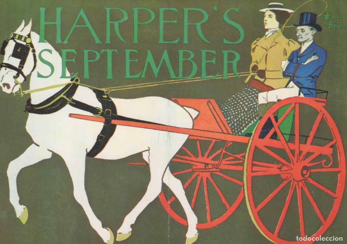 Cartes Postales: Germany Muenchen Harper S September Magazine Cover By Edward Unposted *YBA323