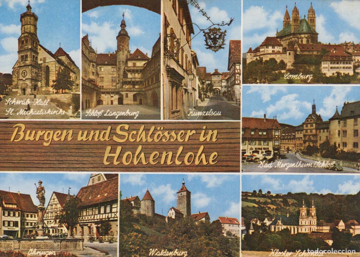 Cartes Postales: Germany Bad Mergentheim Hohenlohe Castles and Palaces Schw&auml;bisch Hall *YBA103