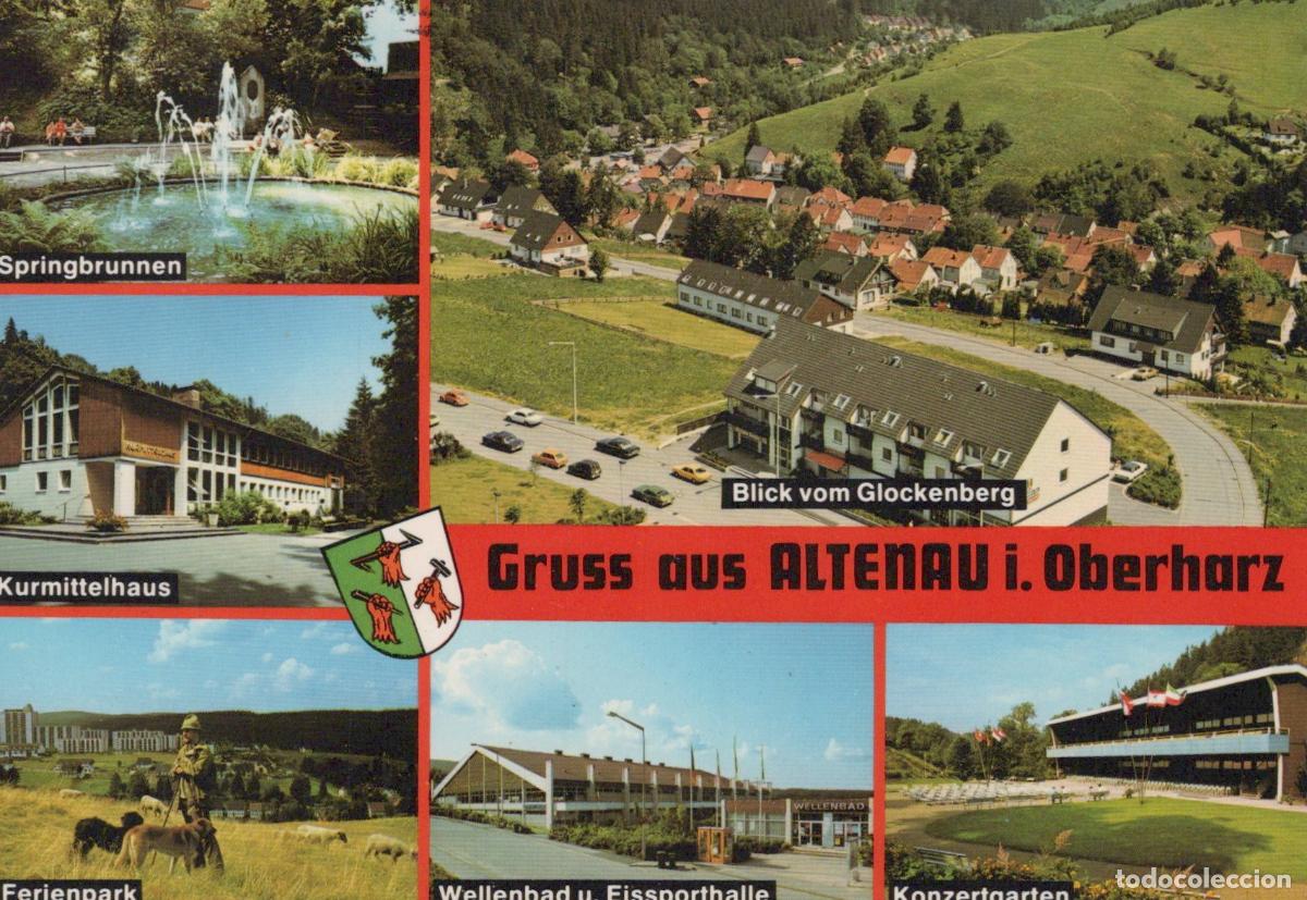 Cartes Postales: Germany Altenau I Oberharz Multi View Springbrunnen Kurmittelhaus Blick *YBA232