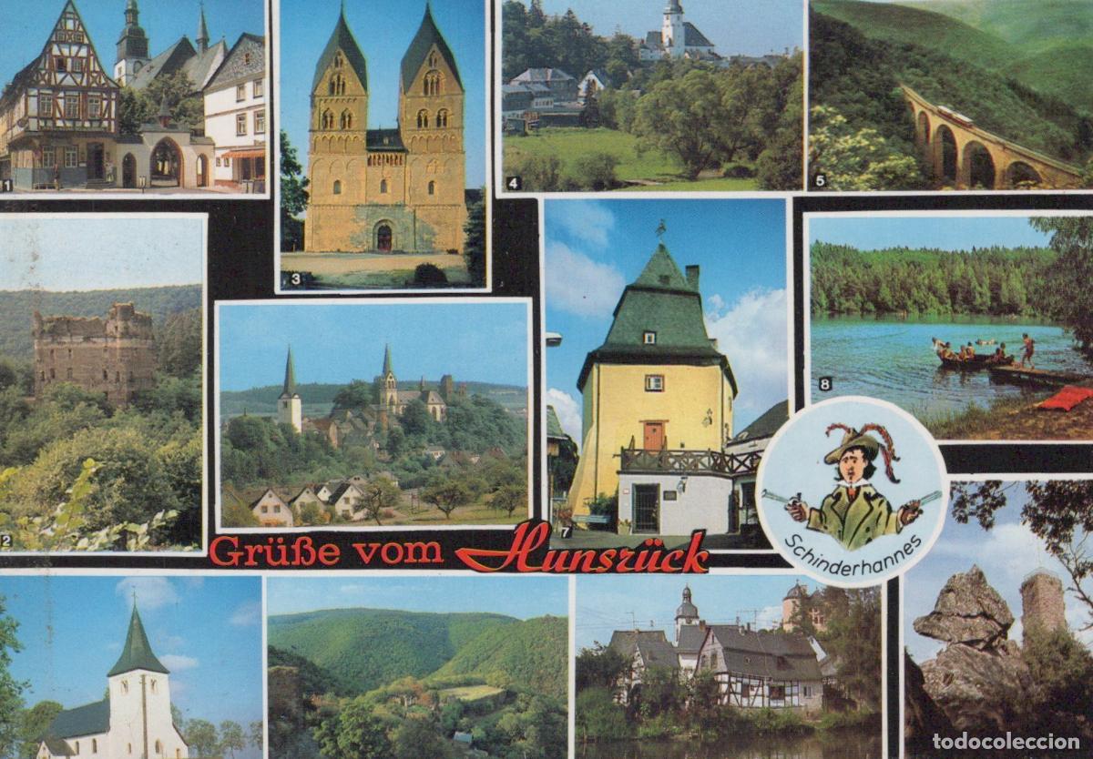 Postkarten: Germany Kastellaun Gr&uuml;&szlig;e Vom Hunsr&uuml;ck Multi View 1991 *YBA105