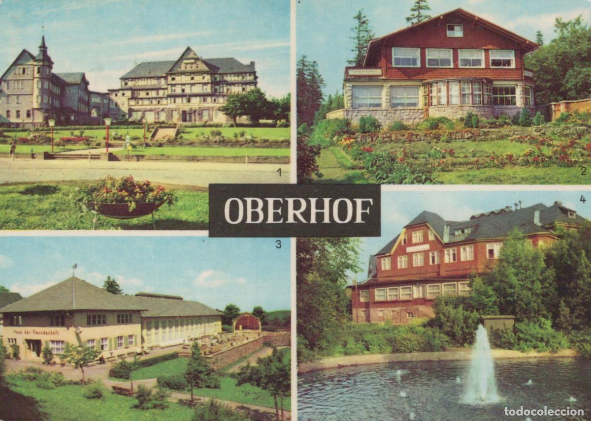 Postcards: Germany Oberhof Four Views of Buildings and A Fountain *YBA271