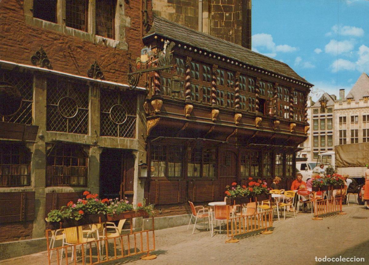 Postcards: Germany Aachen Postwagen Restaurant Historic Building With Outdoor *YBA125