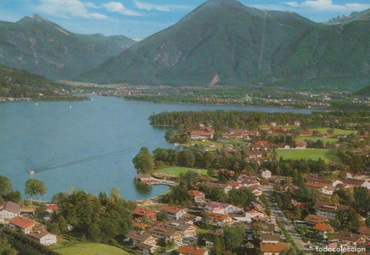 Postcards: Germany Bad Wiessee On Tegernsee Lake Mountain Landscape *YBA273