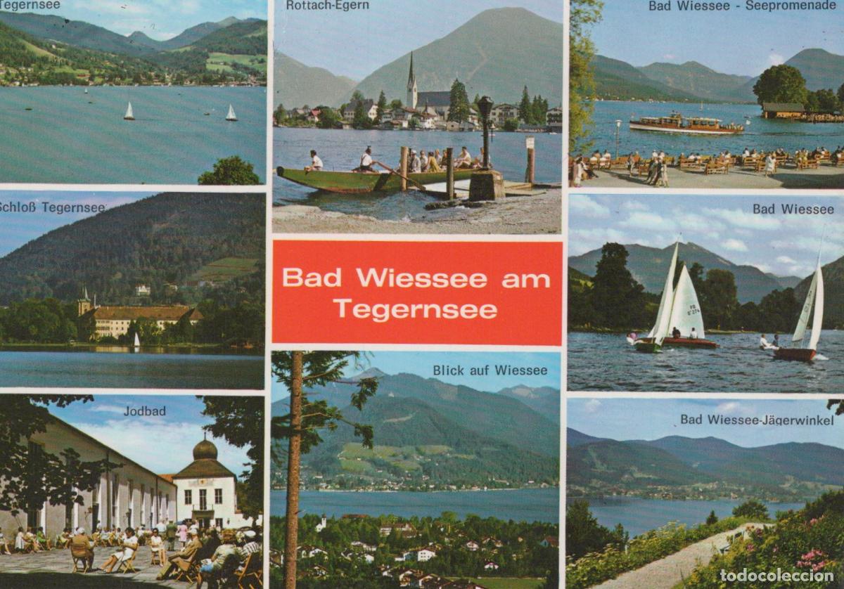 Postcards: Germany Bad Wiessee Am Tegernsee Multi View 1950s *YBA275