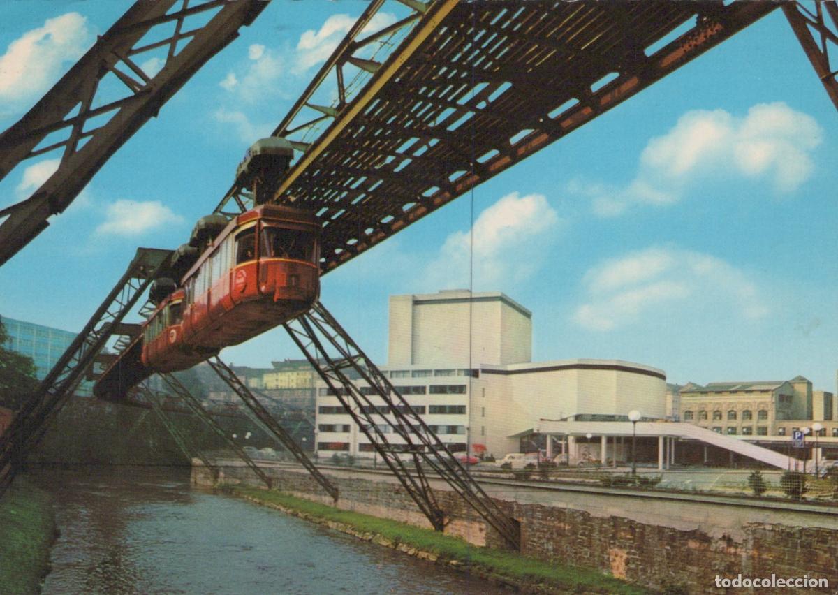 Cartoline: Germany Wuppertal Suspension Railway Schwebebahn Over Wupper River *YBA158