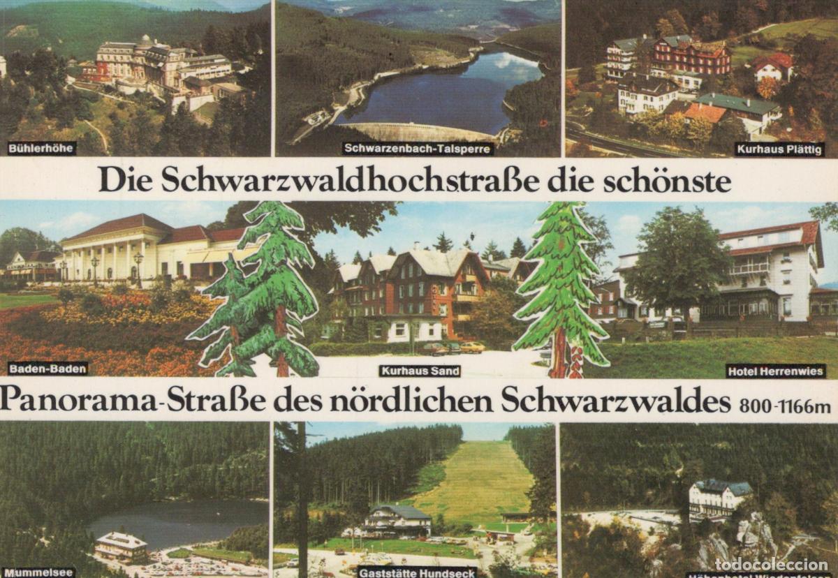 Cartoline: Germany Baden Baden Black Forest High Road Baden Multi View Landscape *YBA300