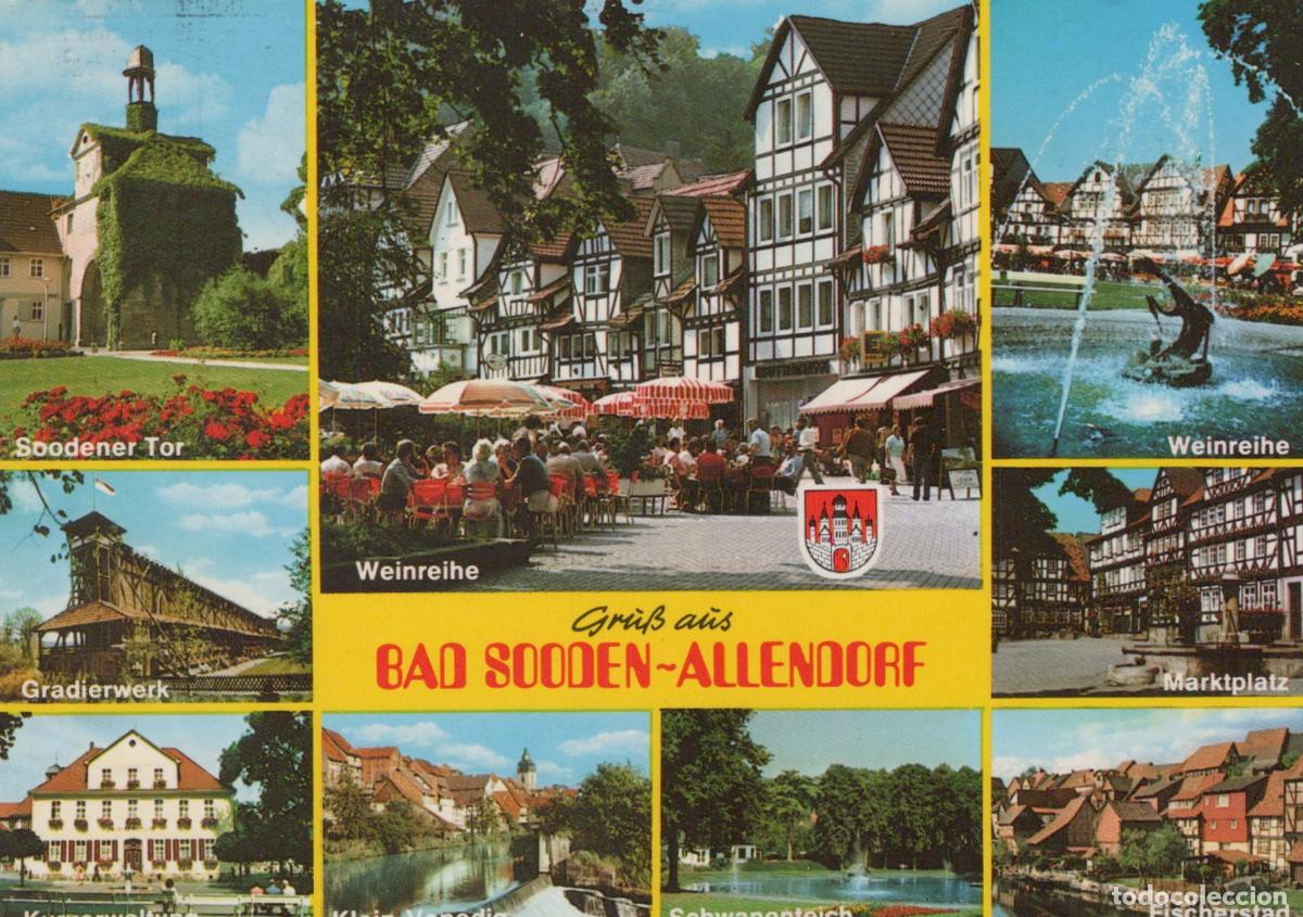 Cartoline: Germany Bad Sooden Allendorf Multi View Soodener Tor Weinreihe *YBA525
