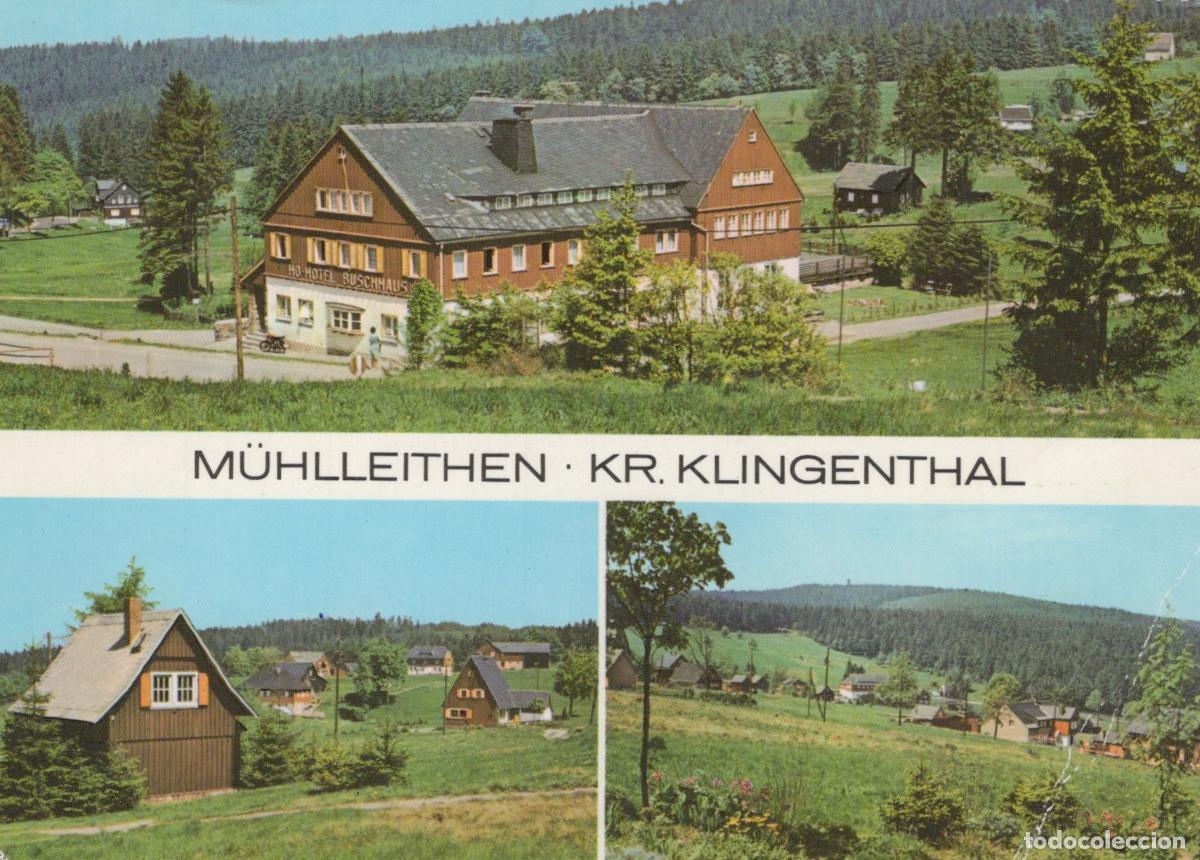 Cartoline: Germany Klingenthal M&uuml;hlleithen Kr Hotel Buschhaus Rural Landscape *YBA306