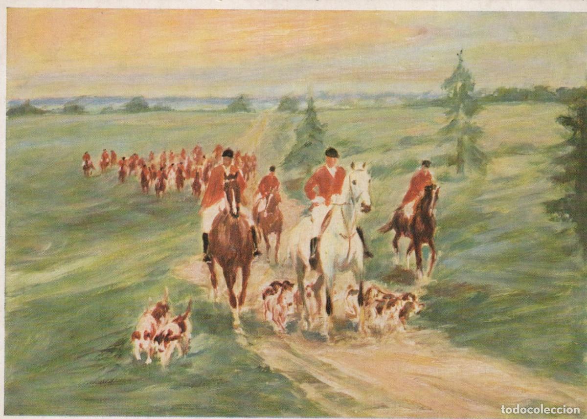 Cartoline: Germany Starnberg Return From the Hunting Party Fox Hunt Horses Unposted *YBA363