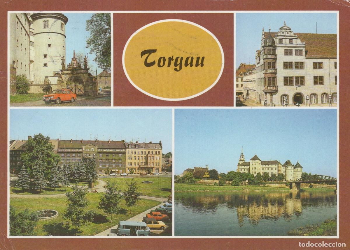 Cartoline: Germany Torgau Hartenfels Castle Town Hall and City Views *YBA529